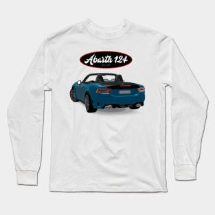 ABARTH 124 Azzurro Back Long Sleeve T-Shirt